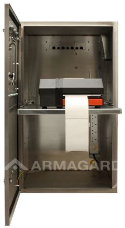 stainless steel printer cabinet|Printer Cabinet Enclosure (Stainless Steel, NEMA 4X).